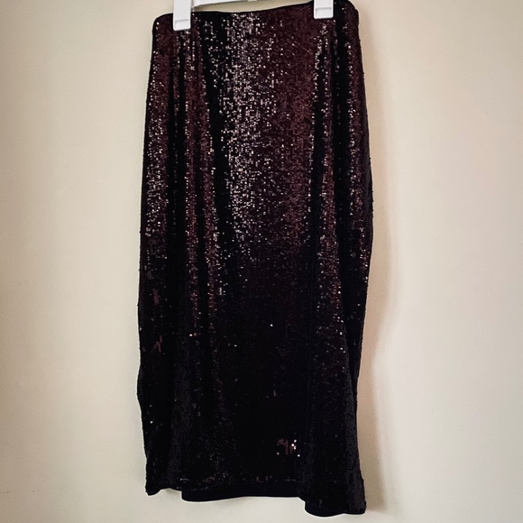 NWT Express Sequin Midi Skirt XL - Picture 2 of 6